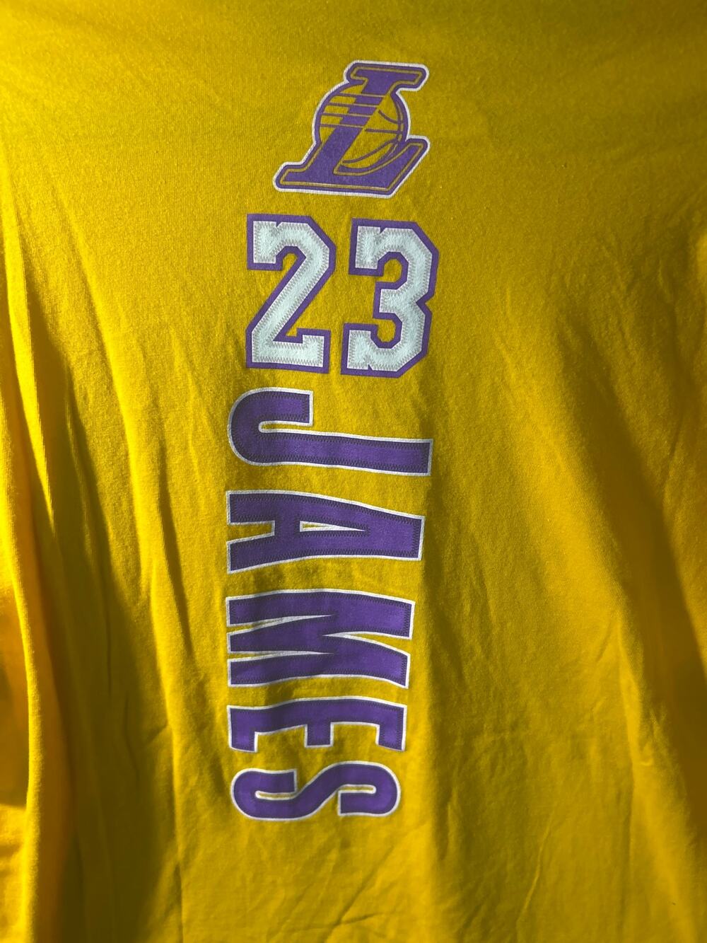 Fanatics Los Angeles Lakers LeBron James‎ #23 T Shirt  NBA